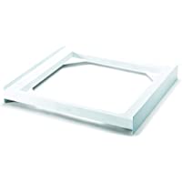 Los mejores  - Meliconi Base Torre Basic L60 - Kit de sobreposición de tecnopolímero para lavadora y secadora- poliuretano- blanco
